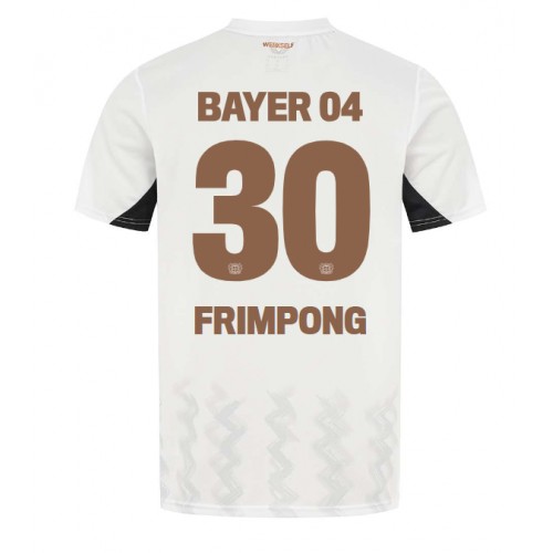 Fotbalové Dres Bayer Leverkusen Jeremie Frimpong #30 Venkovní 2024-25 Krátký Rukáv